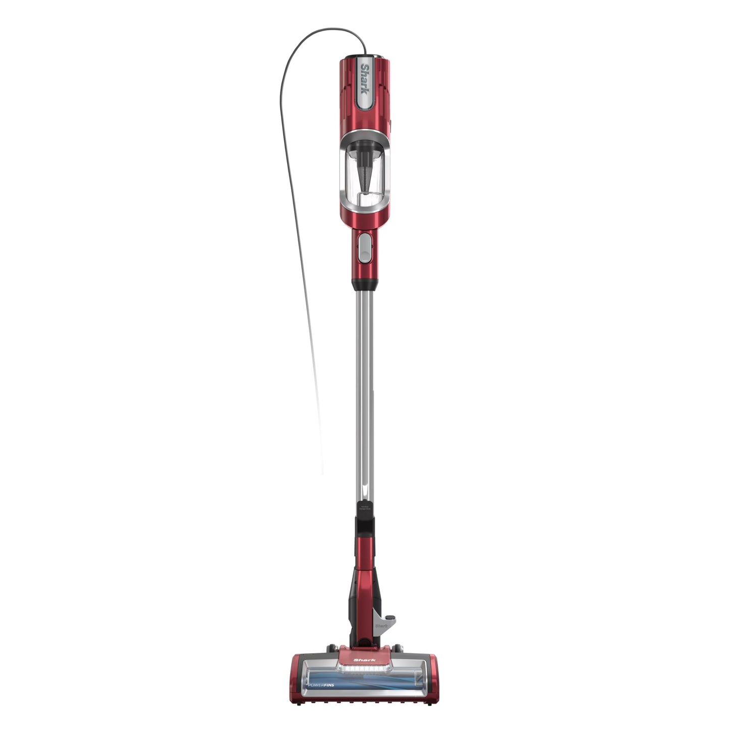 Shark HZ602 Ultralight Pet Pro Corded Stick Vacuum with PowerFins & Self-Cleaning Brushroll, Perfect for Pets, Converts to Hand Vacuum, Pet Power Brush, Crevice & Upholstery Tools, Comet Red