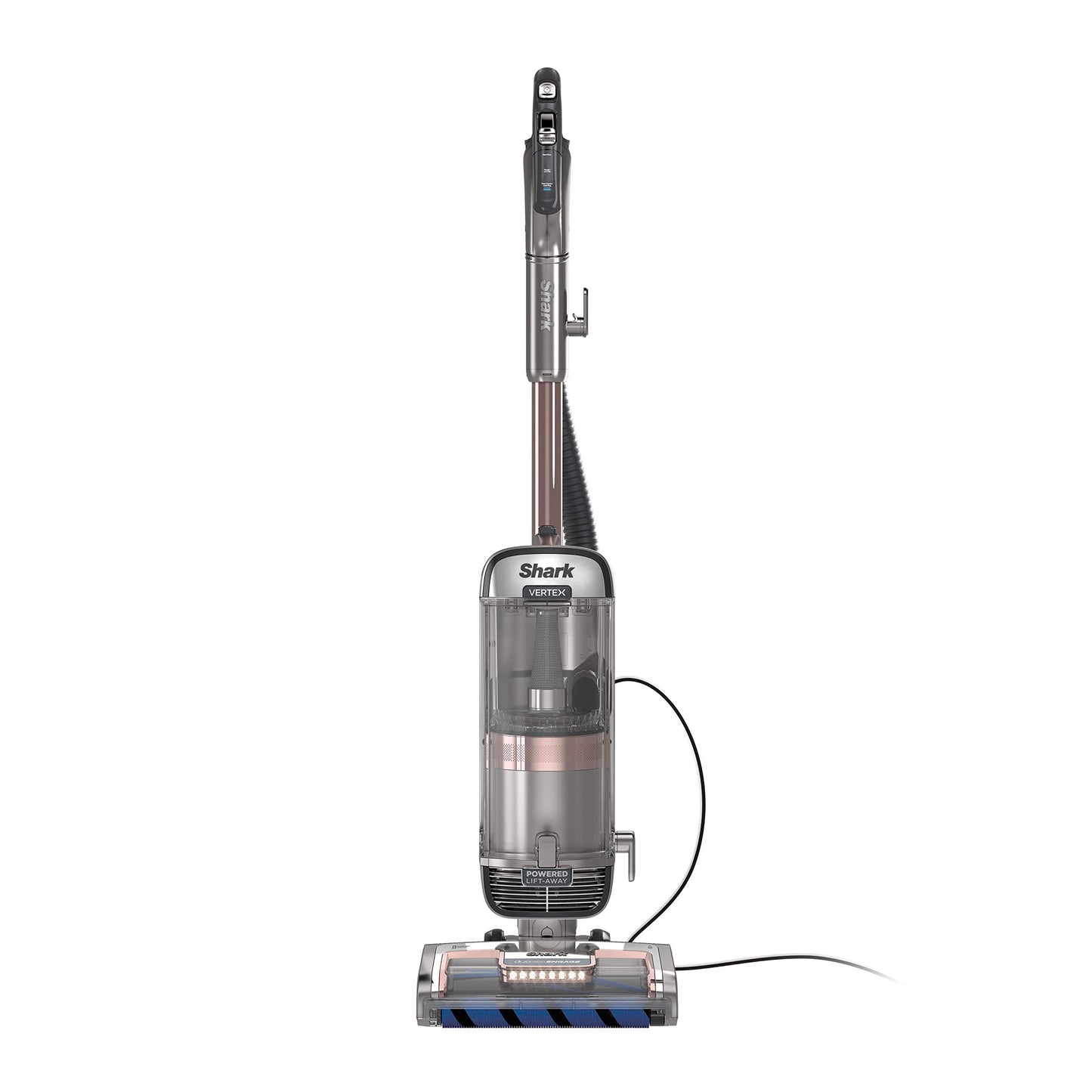 Shark AZ2002 Vertex Powered Lift-Away Upright Vacuum with DuoClean PowerFins,Silver/Rose Gold