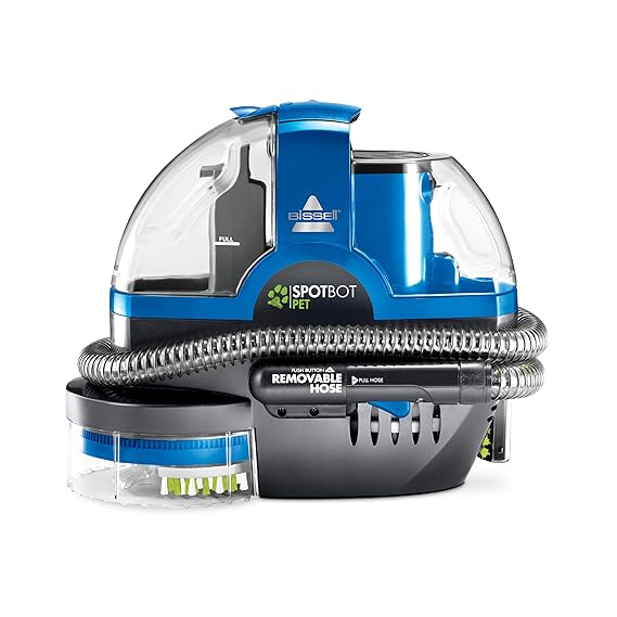 Bissell SpotBot Pet handsfree Spot and Stain Portable Deep Cleaner, Blue, 2117A