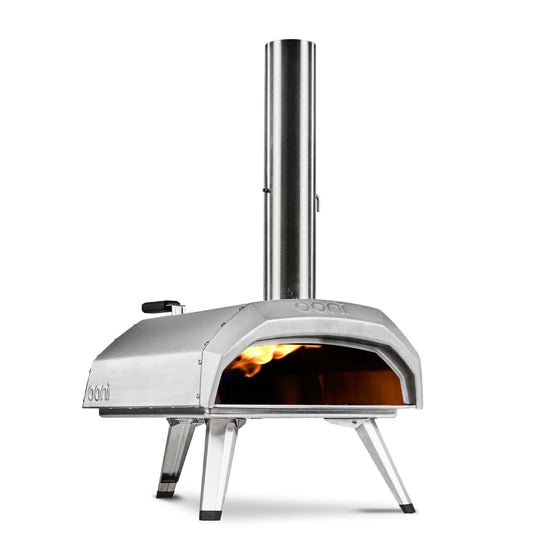 Ooni Karu 12 Multi-Fuel Outdoor Pizza Oven ? Portable Wood Fired and Gas Pizza Oven ? Outdoor Cooking Pizza Maker - Pizza Oven For Authentic Stone Baked Pizzas - Countertop Pizza Oven