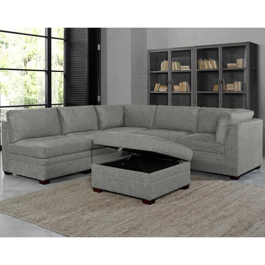 TISDALE 6PC FAB SECT GRAY