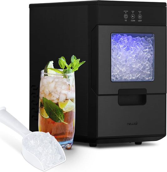 Newair 44 lbs. Nugget Countertop Ice Maker with Self-Cleaning Function