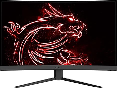 MSI Optix G32CQ4 E2 QHD 1500R Curvature 16:9 Aspect Ratio Non-Glare Super Narrow Bezel 1ms 2560 x 1440 170Hz Refresh Rate Tilt Adjustment AMD FreeSync 32" Monitor,Black