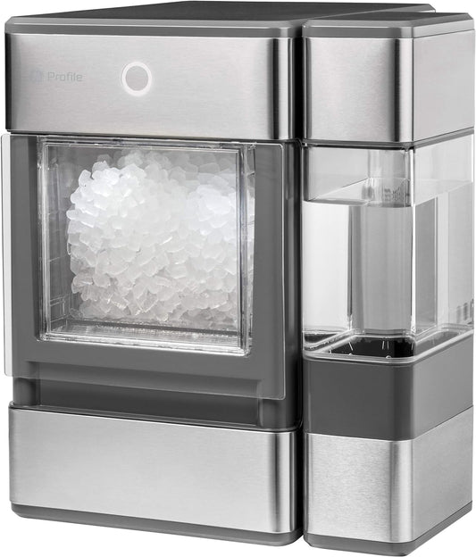 GE OPAL01GENKT Profile Opal Countertop Nugget Ice Maker Makes up to 24 lbs. of Ice Per Day Stainless Steel Finish