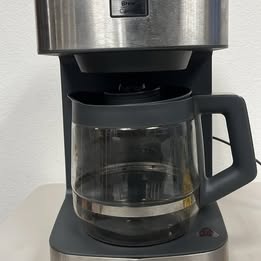 GE 12-Cup Drip Coffee Maker with Stainless Steel Carafe – Programmable and Sleek Design