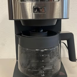 GE 12-Cup Drip Coffee Maker - Adjustable Keep Warm Plate & Programmable Brewing