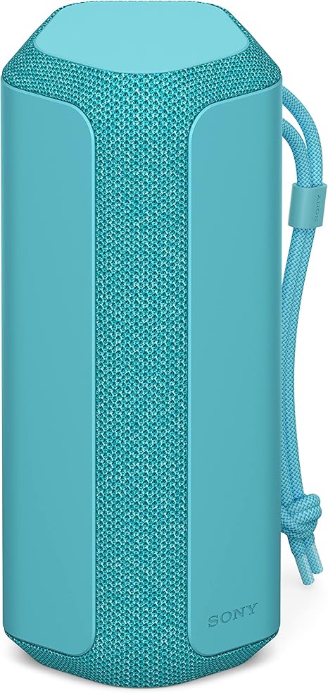Sony SRS-XE200 X-Series Wireless Ultra Portable-Bluetooth-Speaker, IP67 Waterproof, Dustproof and Shockproof with 16 Hour Battery and Easy to Carry Strap, Blue