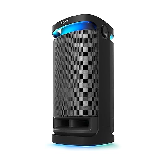 Sony SRS-XV900 X-Series Wireless Portable-Bluetooth Party-Speaker with 25 Hour-Battery, Built in Handle and Wheels (Omni Directional Sound and Light, USB, BT)