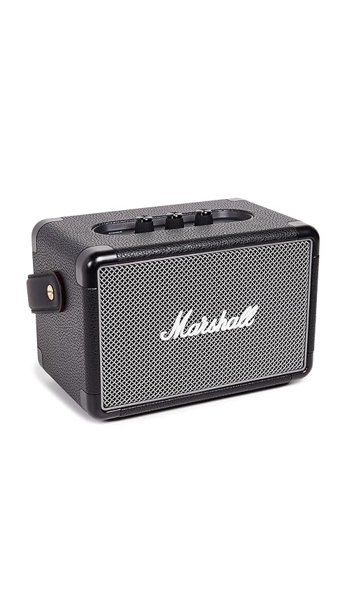 Marshall Kilburn II Portable Bluetooth Speaker with 20+ Hours of Portable Playtime, (360° Sound), Water-Resistant (IPX2) Black