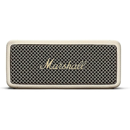 Marshall Emberton II Compact Portable Bluetooth Speaker with 30+ Hours of Playtime, (360° Sound), Dust & Waterproof (IP67) Cream.